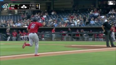 Agustin Ramirez's first homer for Jacksonville