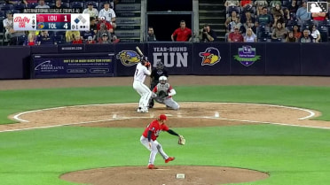 Max Clark singles on a ground ball to first baseman Michael Toglia. Bennett Lee scores.