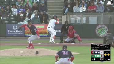 Creed Willems singles on a ground ball to first baseman Leo Bernal, deflected by shortstop César Prieto. Enrique Bradfield Jr. scores. José Barrero to 3rd.