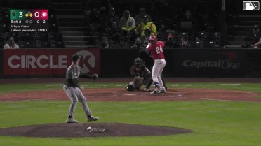 Alexis Hernandez out on a sacrifice fly to center fielder Dakota Jordan. Kendry Chirinos scores.