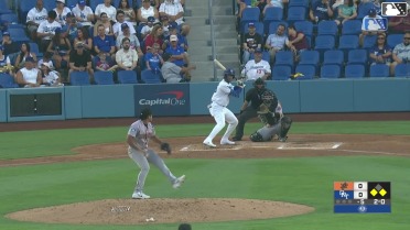 Oswaldo Osorio out on a sacrifice fly to left fielder Hayden Yost. Joendry Vargas scores.