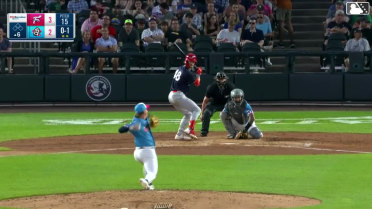 Caleb Ricketts homers (5) on a fly ball to right field.