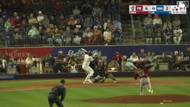 Jansel Luis homers (3) on a fly ball to right field. Cristofer Torin scores.