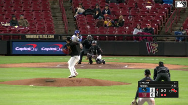 Luke Pelzer singles on a ground ball to center fielder Braylon Payne. Blake Mitchell scores. Ramon Ramirez to 3rd.