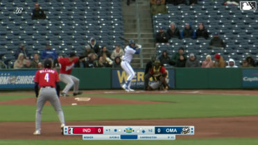 Kameron Misner homers (4) on a fly ball to right field. Nick Loftin scores.