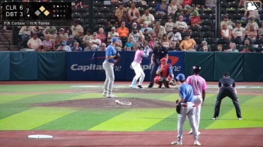 Rafhlmil Torres singles on a soft ground ball to shortstop Matthew Ferrara. Bernard Moon scores. Mason Neville to 3rd. Throwing error by shortstop Matthew Ferrara.