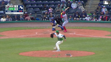 Raylin Heredia homers (4) on a fly ball to left center field. Carson DeMartini scores. Aroon Escobar scores.