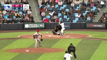 Modeifi Marte homers (2) on a fly ball to right center field. Trent Youngblood scores.