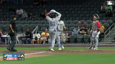 Alfonsin Rosario knocks his 16th homer