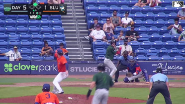 Drew Davies doubles (13) on a line drive to right fielder Kuhio Aloy. Ichiro Cano scores.
