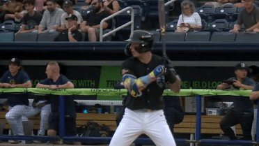 Andrew Fischer's first Double-A home run