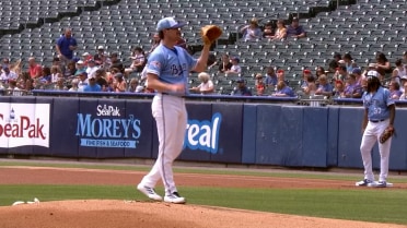 Shane Bieber fans six batters in his rehab start
