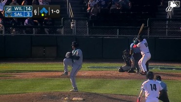 Adonys Guzman grounds into a double play, third baseman Juan Ortuno to second baseman Filippo Di Turi to first baseman Frederi Montero. Andrews Opata out at 2nd. Adonys Guzman out at 1st.