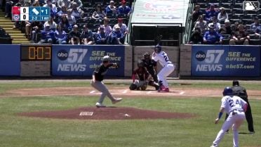 Cole Mathis grounds into a double play, third baseman Justin Riemer to second baseman Casey Yamauchi to first baseman Dylan Fien. Cameron Sisneros out at 2nd. Cole Mathis out at 1st.