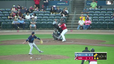 Nick Raposo singles on a line drive to right fielder Tyler Whitaker. Hunter Fitz-Gerald scores. Lazaro Montes scores.