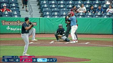 Edinzo Marquez In play, run(s) to Jonathan Hogart