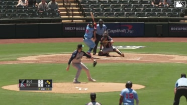 Alejandro Osuna homers (2) on a fly ball to right field. Keyber Rodriguez scores. Orlando Martinez scores.