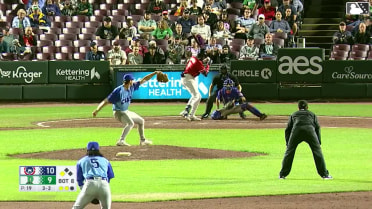 Yerlin Confidan singles on a ground ball to center fielder Kane Kepley. Kien Vu scores.