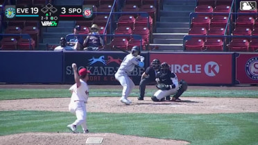 Carlos Jimenez homers (13) on a line drive to right field.