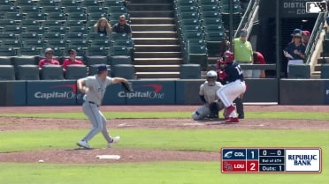 Francisco Urbaez homers (7) on a fly ball to left center field. Michael Chavis scores.