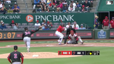 Nathan Martorella homers (1) on a fly ball to right field. Kemp Alderman scores.