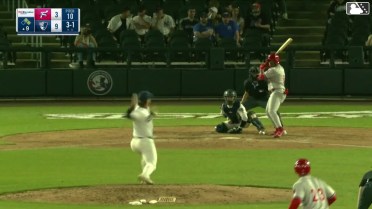 Dylan Campbell homers (2) on a fly ball to center field. Raylin Heredia scores. Alex Binelas scores.