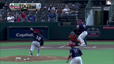 Zach Levenson homers (5) on a fly ball to left center field. Ramon Mendoza scores. Jimmy Crooks scores.