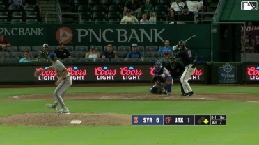 Kemp Alderman homers (16) on a line drive to right field. Jonathon Long scores.