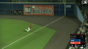 Kyle Stowers makes terrific sliding catch in right