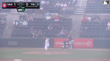 Dub Gleed homers (6) on a fly ball to left center field.