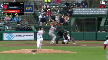 Andrew Alvarez In play, run(s) to Nathan Hickey