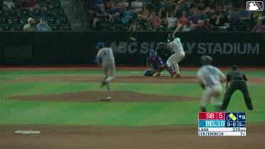 Wilfredo Lara doubles (10) on a ground ball to shortstop Angel Cepeda. Jacob Jenkins-Cowart scores. Wilson Weber to 3rd.