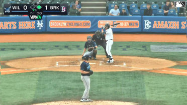 John Bay homers (6) on a line drive to left field. Mitch Voit scores.