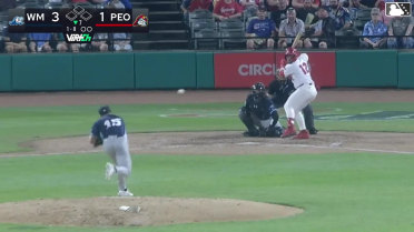 Sammy Hernandez homers (6) on a fly ball to left center field.