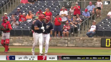 Luke Dickerson's two-run homer