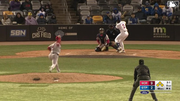 Kaelen Culpepper grounds into a double play, third baseman Vinny Capra to second baseman Tsung-Che Cheng to first baseman Mickey Gasper. Orlando Arcia scores. Ryan Kreidler to 3rd. Noah Cardenas out at 2nd. Kaelen Culpepper out at 1st.