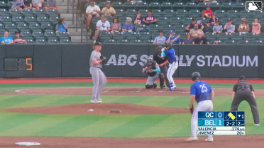 Aiden Jimenez In play, run(s) to Esmil Valencia
