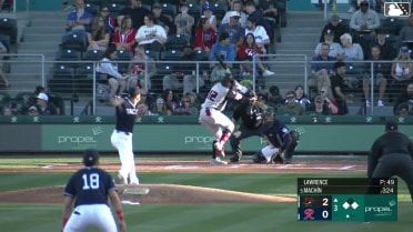 Casey Lawrence In play, out(s) to Vimael Machín