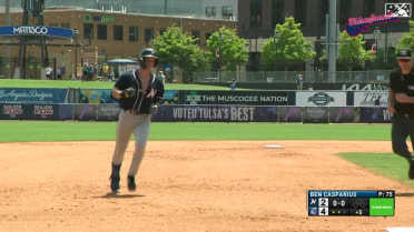 Peyton Wilson Rockets a home-run to right field