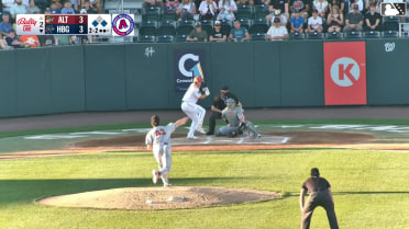 Branden Boissiere singles on a sharp line drive to center fielder Lonnie White Jr. Nick Mitchell scores. Devin Fitz-Gerald to 2nd.