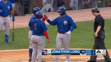Jonathon Long's 14th home run of the season