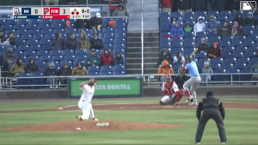 Nick Goodwin singles on a sharp ground ball to shortstop Marvin Alcantara. Cutter Coffey scores. Je'Von Ward to 2nd.