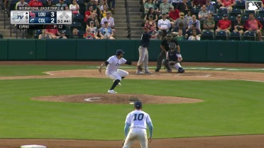 Austin Hendrick strikes out swinging.