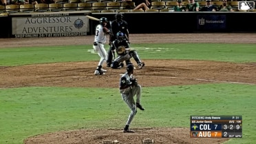 Andy Basora In play, run(s) to Junior Garcia