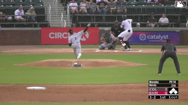 Wilfred Veras strikes out swinging. Alec Makarewicz steals (2) 2nd base. Samuel Zavala steals (1) home.