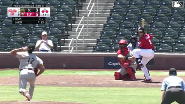 Nick Solak pops into an unassisted double play, first baseman Jeimer Candelario. Carlos Rodríguez out at 1st.
