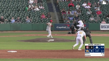 Jose Montero In play, run(s) to Jadher Areinamo