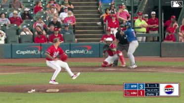 Ricardo Olivar homers (1) on a fly ball to left field. Gabriel Gonzalez scores.