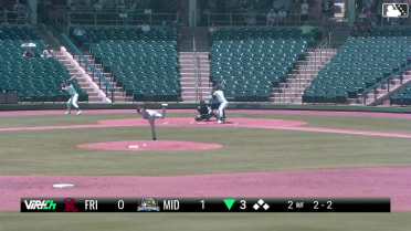 Emiliano Teodo's third strikeout