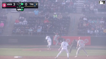 J.R. Freethy singles on a line drive to right fielder Randy De Jesus. Brennan Orf scores.